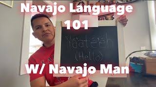 Navajo Language 101 W Navajo Man [upl. by Notsuj]