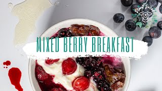 Easy Oatmeal Recipe  Strawberry Raspberry Blackcurrant [upl. by Towny]