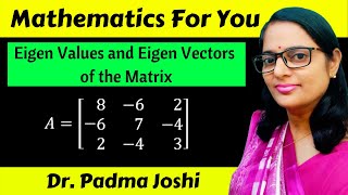 Find the eigenvalues and eigenvectors  Characteristic roots of 3x3 matrix example  Linear Algebra [upl. by Clio19]