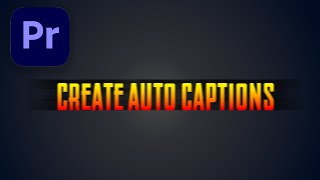 Create AUTO Captions in Premiere pro Add Pop up text [upl. by Gulgee]