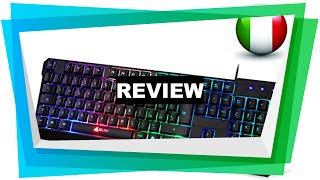 Review ⭐️KLIM Chroma Gaming Keyboard QWERTY ITALY Wired USB  High Perfor 2019 [upl. by Mail]