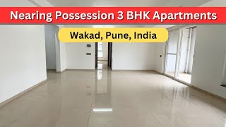 Nearing Possession 3 BHK Apartmemts  Wakad Pune India   91 7420923928 [upl. by Anigue]