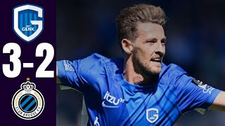 KRC Genk  Club Brugge KV  32  SAMENVATTING  Jupiler Pro League 20242025 [upl. by Andrej]