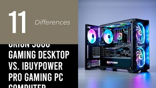 Acer Predator Orion 3000 Gaming Desktop Vs IBUYPOWER Pro Gaming PC Computer Desktop [upl. by Cichocki]