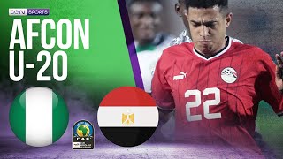 Nigeria vs Egypt  AFCON U20 HIGHLIGHTS  02222023  beIN SPORTS USA [upl. by Tebazile277]