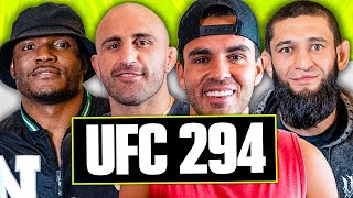 The UFC Fight Week SPECIAL with Khamzat Volkanovski and Usman [upl. by Sakiv]