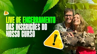 Live de encerramento das inscrições do nosso curso [upl. by Cutlerr]