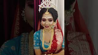 🧚 DEEPSHIKHA S GLOW HUB MAKEUP STUDIO 🧚 bridal booking going on 📌 bridalbeauty vairalvideo [upl. by Tronna479]