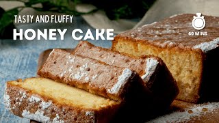 Fluffy Honey Cake Recipe  How to make Honey Cake  Honey Cake Recipe  Cookd [upl. by Bud375]