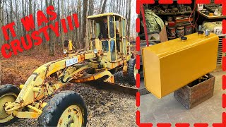 1950s Galion Road Grader quotFuel Tank Repairquot Pt5 [upl. by Apollus819]