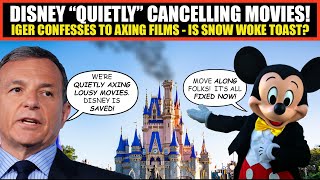 Disney CANCELLING MOVIES  Iger Confesses To quotQuietlyquot Cancelling Projects  Is Snow White GONE [upl. by Adnirol]