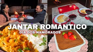 JANTAR COMPLETO ROMÃ‚NTICO PARA O DIA DOS NAMORADOS  EM CASA  DECORAÃ‡ÃƒO LINDA [upl. by Alika909]