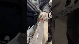 Broken car rear window replacement ASMR 🚙🔊 diy carmechanic carlover handyman [upl. by Sy]