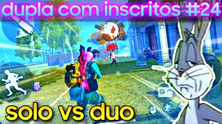 Free Fire  dupla com inscritos 24 [upl. by Otes]