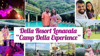 Della ResortLonavala  My CAMP DELLA Experience  Room Tour  5Star Luxury StayMUST VISIT 😍 [upl. by Selia]