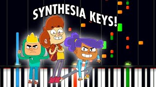 Ollies Pack Theme on SYNTHESIA KEYS [upl. by Wendalyn]