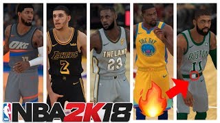 NBA 2K18  NEW NIKE CITY JERSEYS UPDATE  NEW JERSEYS ARE HERE [upl. by Charie406]