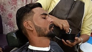 Hair dye and skin cleansing haircut and hairstyle for men short tutorial boys hair style [upl. by Esiom]