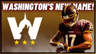 NEW Washington Football Team Names LEAKED  The Best New Names For Washington Football Team [upl. by Shaff439]