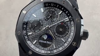 Audemars Piguet Royal Oak Perpetual Calendar 26579CEOO1225CE01 Audemars Piguet Watch Review [upl. by Rockwell]