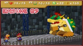 Paper Mario  The Bill Blaster Gauntlet amp Facing Bowser  Episode 9 [upl. by Warila261]