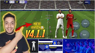 Download Update PATCH V411Uefa Champions League full license eFootball 25 MOBILE for Android amp ios [upl. by Anawik]