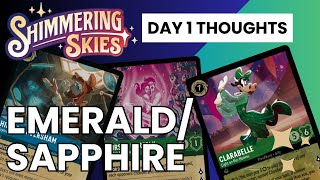 Shimmering Skies Day 1 Thoughts EmeraldSapphire [upl. by Alodie]