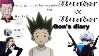 Gons diary Hunter X Hunter textsread description [upl. by Orfinger]