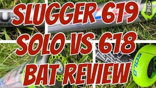 2019 Louisville Slugger 619 vs 618 USA Bat REVIEW [upl. by Kcirtapnaes]