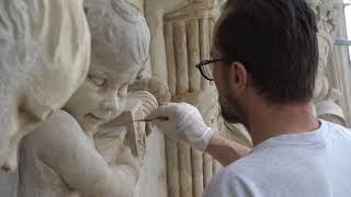 Restauration des sculptures du Conseil dÉtat [upl. by Islean]