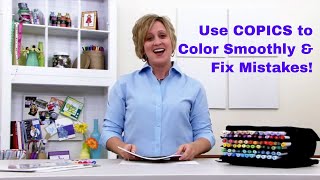 How to Use Copic Markers to Color Smoothly amp Fix Mistakes  an Annies Tutorial [upl. by Atniuq]