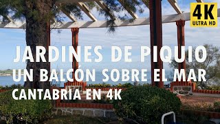 Jardines de Piquio  Un balcón sobre el mar  Cantabria en 4K [upl. by Tloc153]