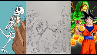 Jack Skull rencontre Dragon Ball Quand le chat dessine avec moi [upl. by Adlecirg]