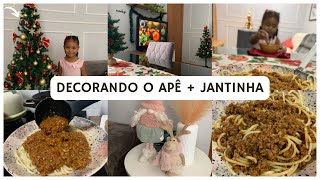 DECORANDO O APÊ PARA O NATAL  VENHA COZINHAR COMIGO NOSSA JANTA ♥ [upl. by Azer]