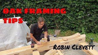 The Big Build 24 Oak Framing tips including fitting staddle stones and drilling for pegs [upl. by Kata]