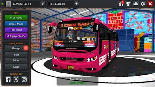 NEW BS6 SAT BUS MOD  POOVAKADANS BUS BUSSID  KERALA MAP MOD BY TEAM KBR [upl. by Sola438]