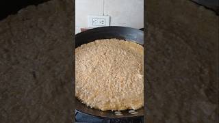 Torta al wok de Plátano maduro avena y afrecho de soya [upl. by Anekam]