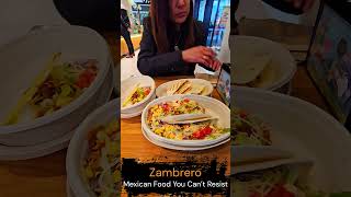 Zambrero The Mexican Food You Can’t Resist zambrero mexicanfood restaurant food foodie [upl. by Ahseinaj]