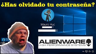 Reparar Contraseña Olvidada en Computadora ALIENWARE NO Puedo Recordar [upl. by Marnia561]