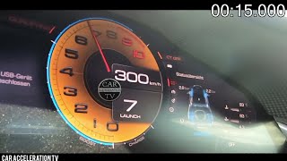 Ferrari SF90 Stradale 0350 kmh Acceleration Topspeed limit [upl. by Rogers]