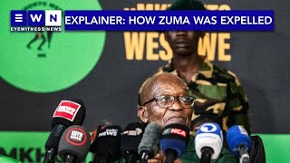 Zuma expelled from the ANC Tshidi Madia breaks down how we got here [upl. by Liuqnoj382]