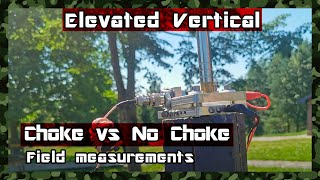 Elevated Vertical Test of how a choke at antenna feed point effects the performance [upl. by Cryan103]