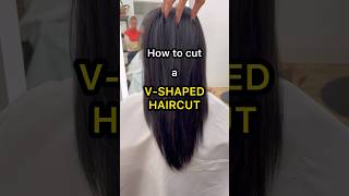 How to cut a vshaped haircut [upl. by Jaan338]