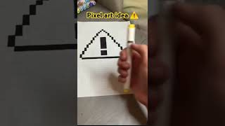 Pixel art idea ⚠️ fyp foryou pixelart parati viralvideo [upl. by Fabrienne160]