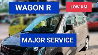 LOW KM WAGON R MAJOR SERVICE  Razys garage Calicut [upl. by Zamir]