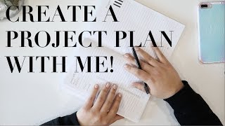 CREATE A PROJECT PLAN WITH ME [upl. by Sungam389]