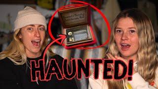 Investigating a HAUNTED Antique Music Box  Haunted Garage [upl. by Quartis627]