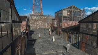 Fallout 4  ABERNATHY FARM  Settlement build tour  NO MODS [upl. by Garber414]