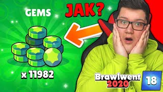 JAK dostać 12 000 GEMÓW bez płacenia w Brawl Stars Hay Day Pop Brawlwent 18  Gawel [upl. by Reger]