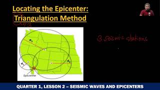 SCIENCE 10 QUARTER 1 LESSON 22EARTHQUAKE EPICENTER AND THE TRIANGULATION METHOD [upl. by Vivienne]